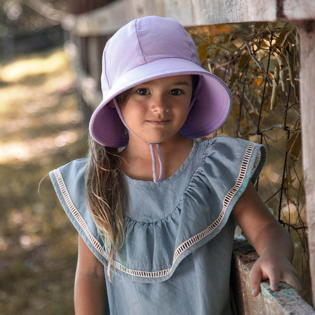 Bedhead Ponytail Bucket Hat with Strap - Lilac