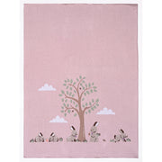 Alimrose Baby Blanket - Bunnys Day Out - Petal Pink