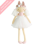 Alimrose Sienna Doll Pale Pink 50cm