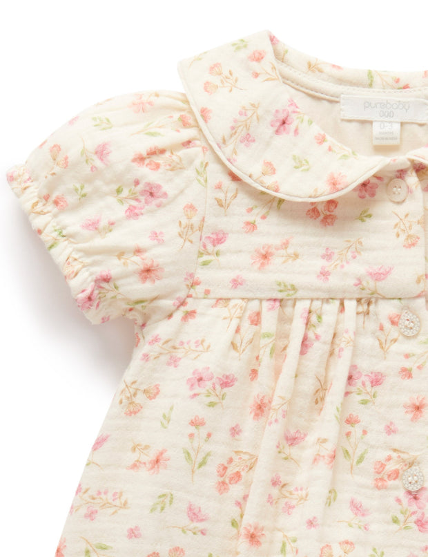 Purebaby Seaside Bloomer Set - Dress & Matching Bloomers