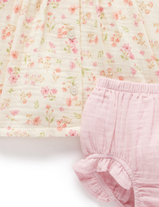 Purebaby Seaside Bloomer Set - Dress & Matching Bloomers