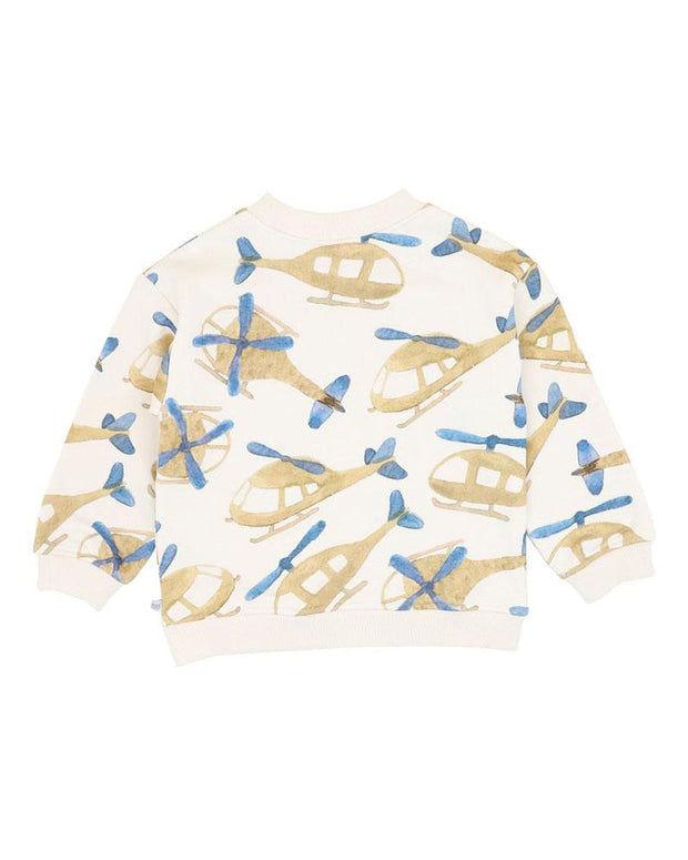 Minihaha Fox & Finch High Flyer Print SweatShirt