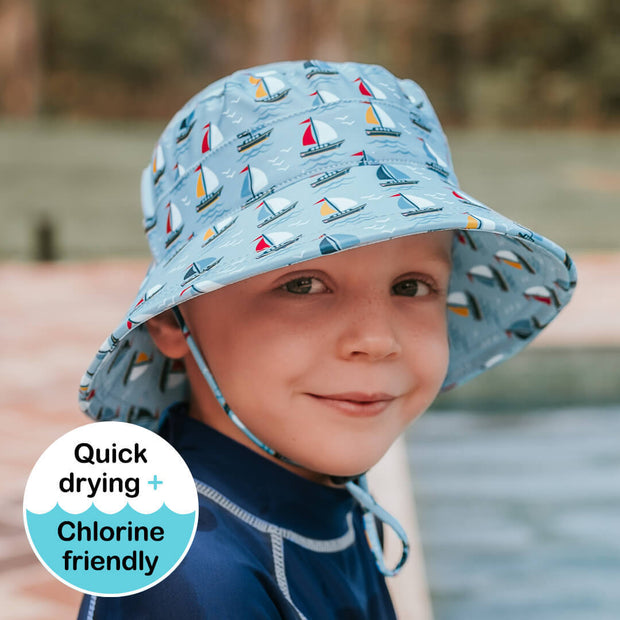 Bedhead Kids Beach Bucket Hat - Sails