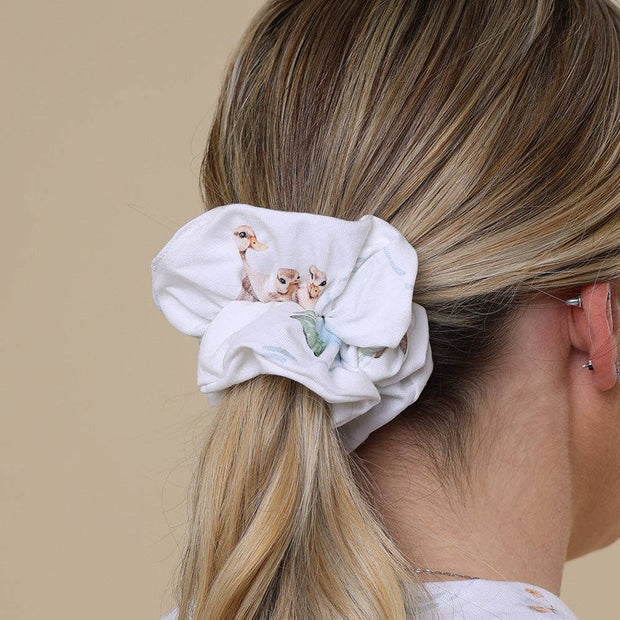 Snuggle Hunny Organic Scrunchie - Duck Pond