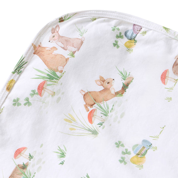 Snuggle Hunny Organic Jersey Wrap & Beanie Set - Easter Bunnies