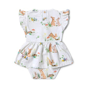 Snuggle Hunny Organic Short Sleeve Dress - Easter Bunnies