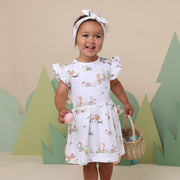 Snuggle Hunny Organic Short Sleeve Dress - Easter Bunnies